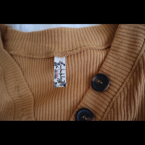 Free People Up All Night Golden Yellow Bodysuit - Picture 11 of 14